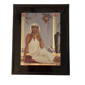 African Woman Beauty Queen - Foil Art By Alan Metz Wall Art Home Decor